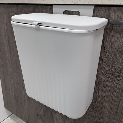 Wall-Mounted Kitchen Trash Bin with Lid