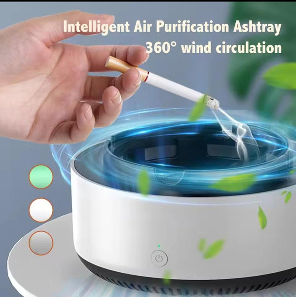 Smart Ashtray – 2 in 1 Smoke Purifier | Automatic Smoke Grabber