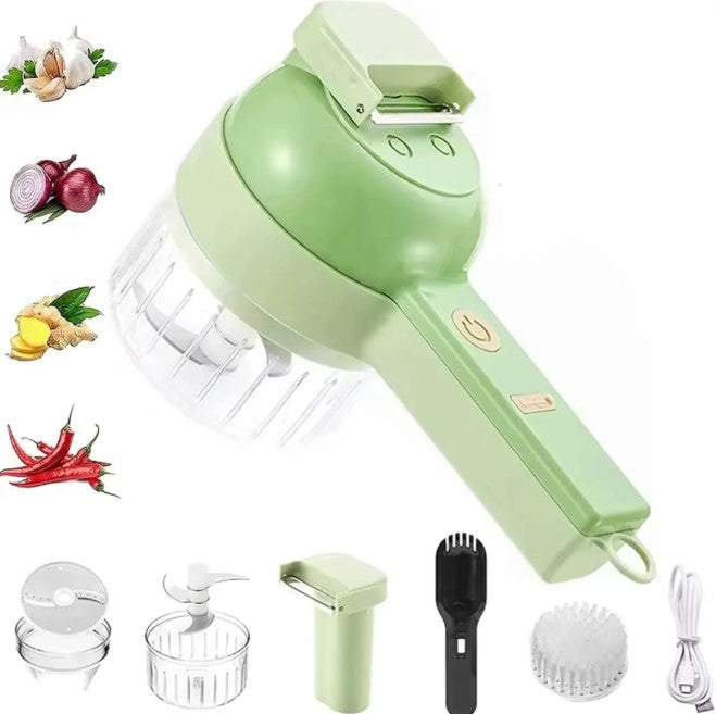 Portable Electric Food Chopper & Vegetable Cutter – USB Rechargeable Kitchen Helper