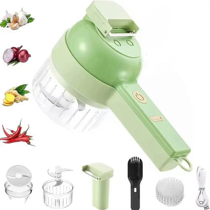 Portable Electric Food Chopper & Vegetable Cutter – USB Rechargeable Kitchen Helper