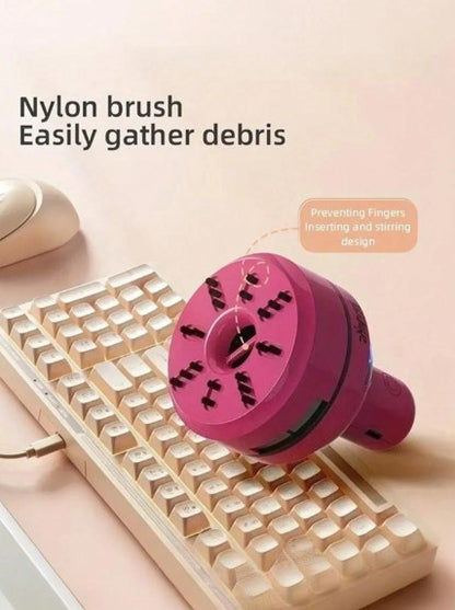 Rechargeable Mini Desk Vacuum Cleaner – Portable USB Electric Dust Cleaner for Keyboard, Office Desk & Home