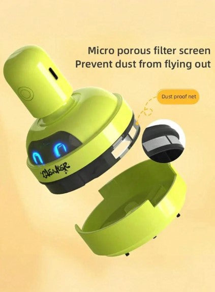 Rechargeable Mini Desk Vacuum Cleaner – Portable USB Electric Dust Cleaner for Keyboard, Office Desk & Home